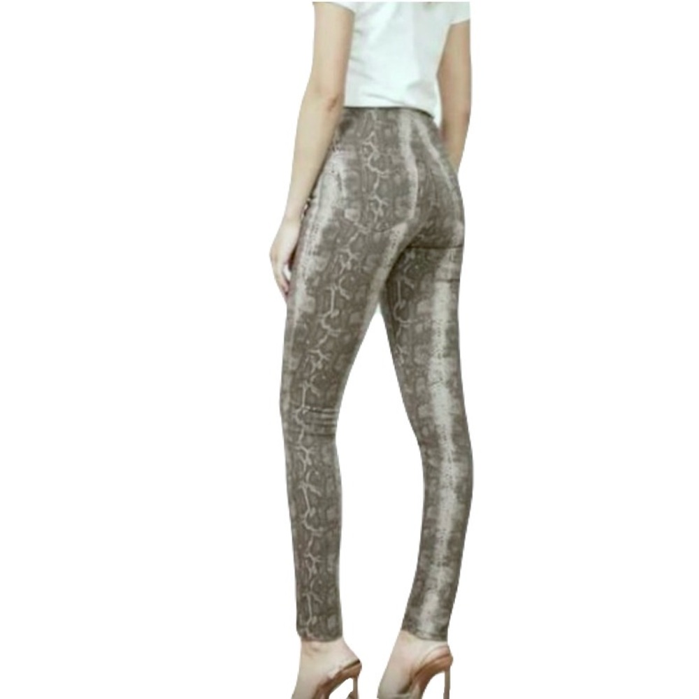 Reformation Niki snake print jeans